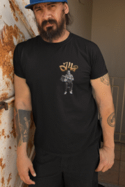 0742 Boom box t shirt (black)