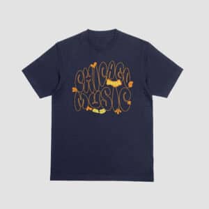 Chicago House 85 T Shirt in Navy Blue